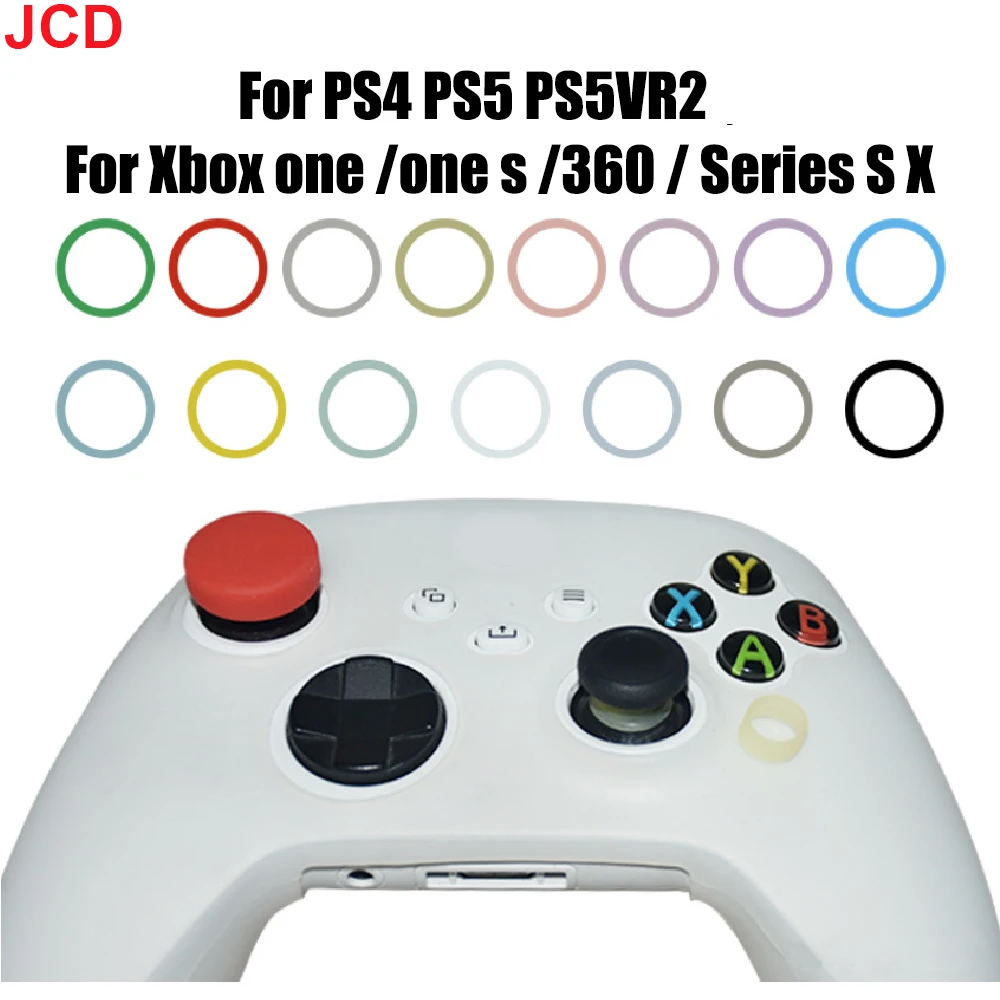 

JCD 1piece Rocker Protect Ring For PS3 PS4 PS5 Anti-collision Assist Rings Rubber Silicone For Switch Xbox one 360 Series S X