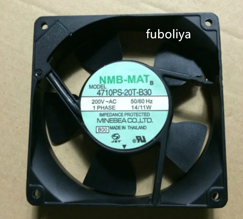 

for NMB-MAT 4710PS-20T-B30 14/11W 12CM 200V AC cooling fan f8