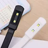 LED Clip Book Light Read Table Lamp 3 Color Brightness Night Lights Flexible Desk Lamps Portable Dormitory Light Travel Lighting 5