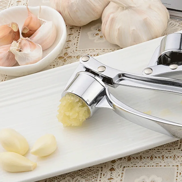 Garlic Press Mincer Stainless Steel 2
