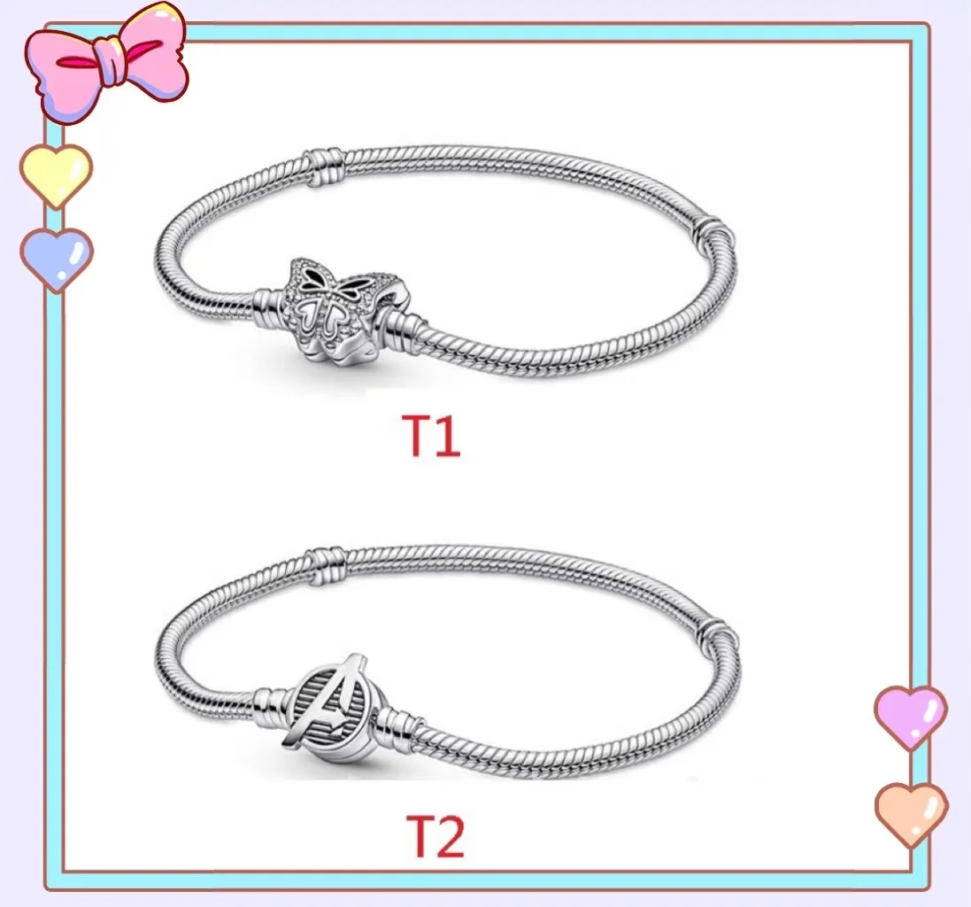 

Новые аксессуары для DIY браслета из стерлингового серебра пробы в виде бабочки