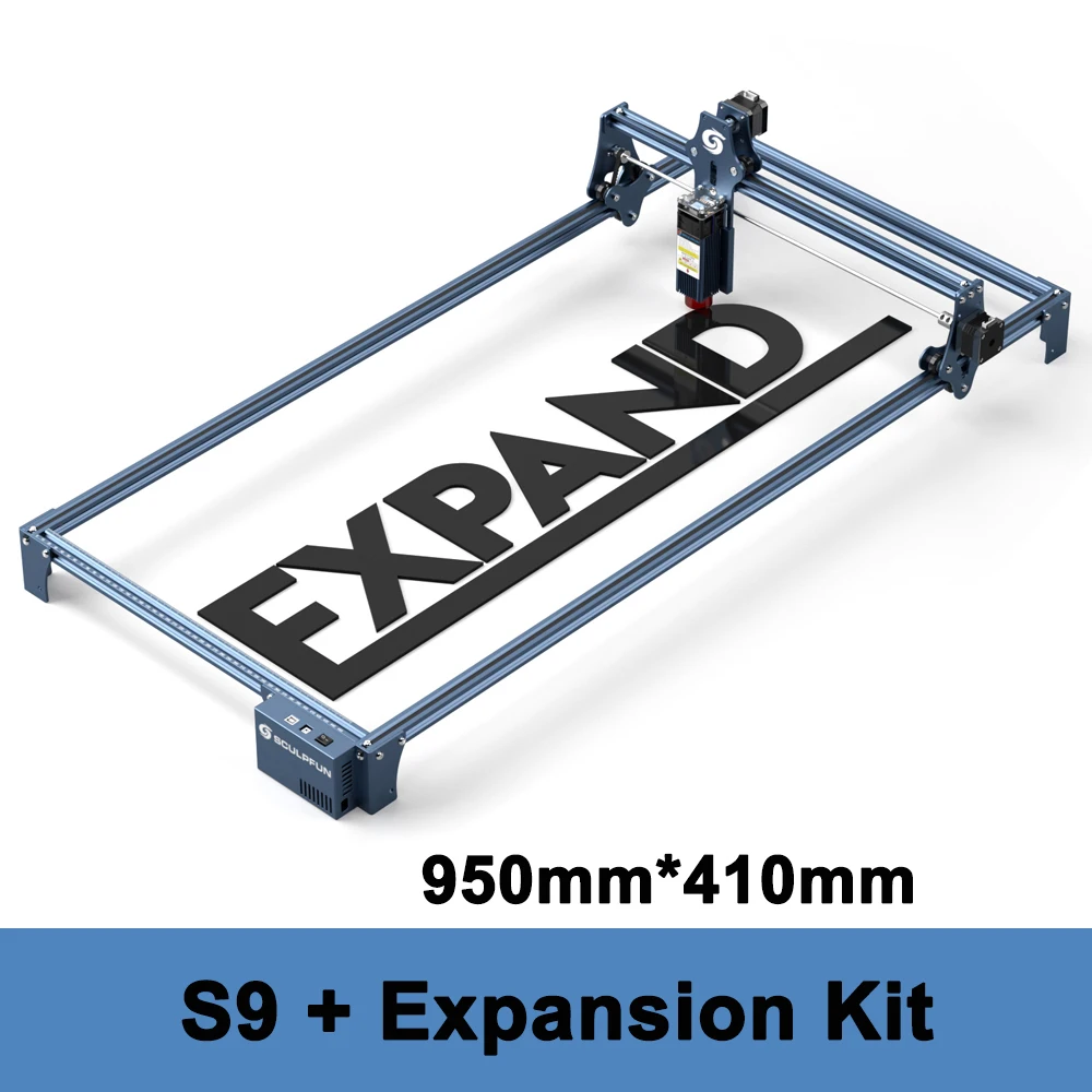 SCULPFUN S9 Laser Engraving Machine 410x420mm Beam Shaping Technology Wood  Acrylic Laser Cut Machine Mexico Warehouse Free Duty