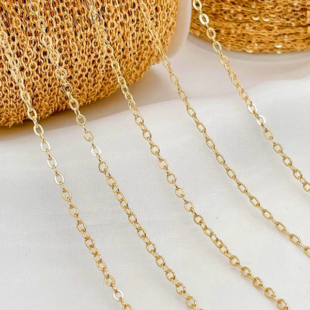 Stainless Steel Chains Jewelry Making  Chain Jewelry Diy Stainless -  10meters - Aliexpress