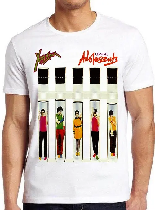 X ray Spex футболка B1544 Germfree подростки 70s панк рок ретро Топ