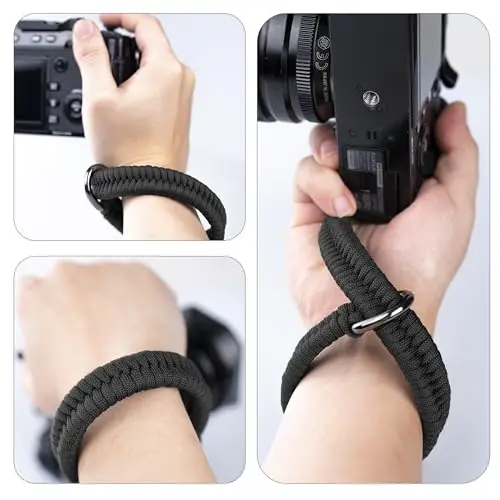Quick Release Woven Camera Wrist Strap with Buckle