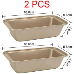 Enhanced Air Fryer Accessories Set - Silicone Liners, Baking Grill Racks, and Cooking Trays (2 pcs loaf pan)