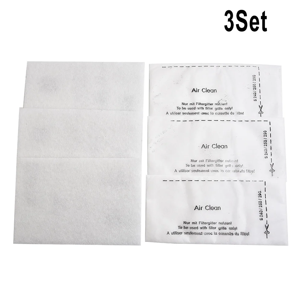 6pcs Super Air Clean Filters Motor Filter For Miele S200-S858 S4000 S5000 S8000 New C3 Series Vacuums Cleaners