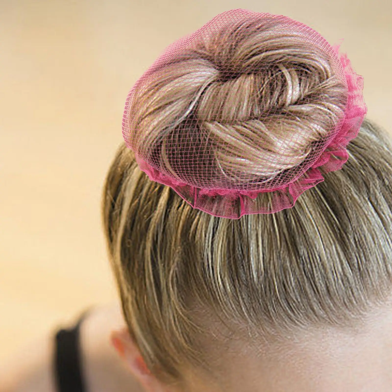 5 Pcs Hair Nets for Women Bun Cover Dancing Steamed Stuffed Ballet Rosy Women's