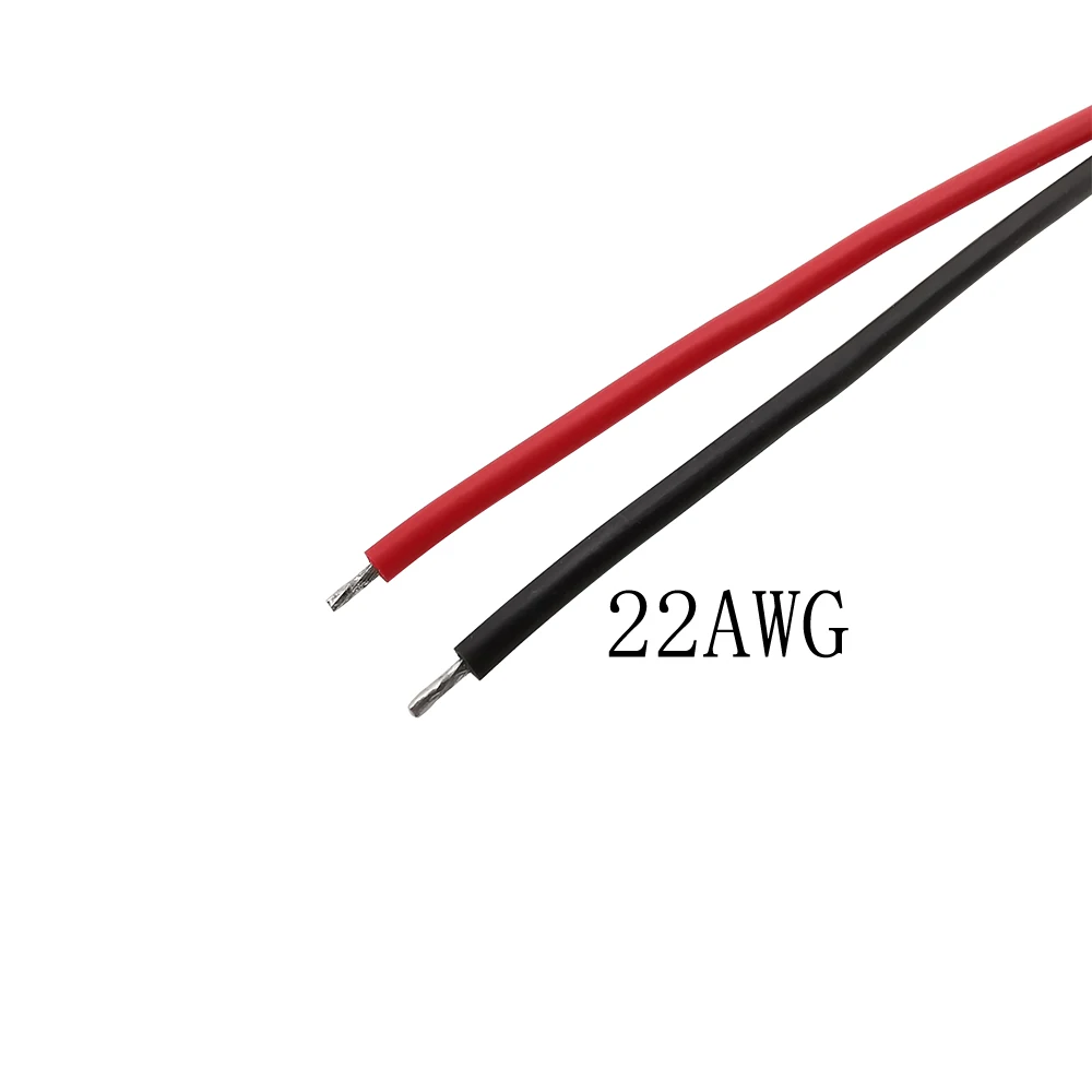 Lot 5 Câbles D'extension JST-XH 2S 200 Mm – Silicone 22 AWG – Pour Chargeur LiPo