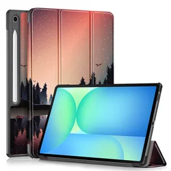 Trifold Leather Stand Hard Smart Cover for S10 FE Plus 13.1inch (HH)