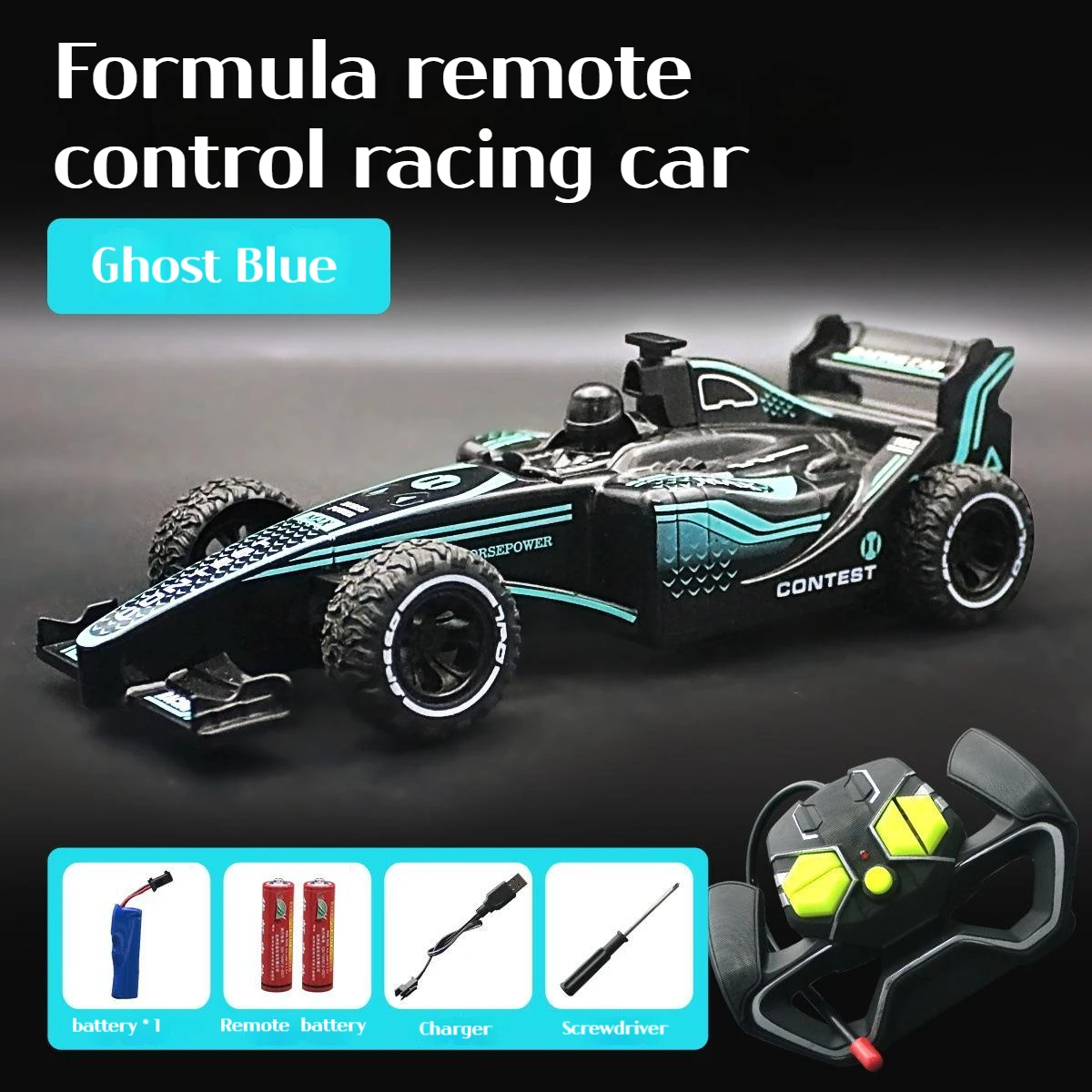 F1 Formula Rc Car Remote Control Racing Vehicle Toy Rechargeable Moving High-speed Drifting Sports Car Toys For Boys Kids Gifts - Rc Cars