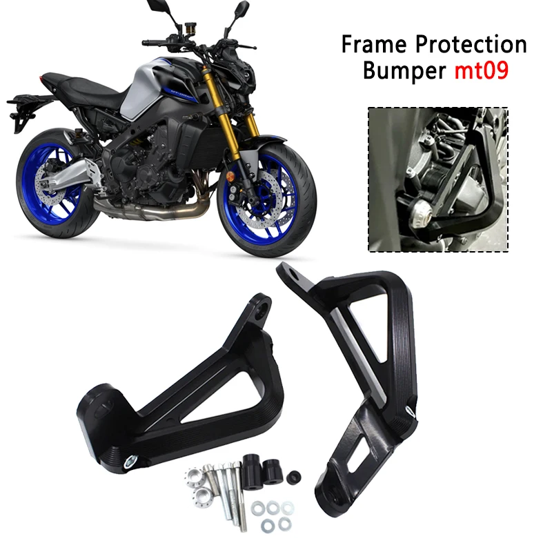 

Motorcycle MT09 Engine Bumper Guard Frame Slider Crash Bar Falling Protector For YAMAHA MT 09 MT-09 SP 2021-2022 Accessories