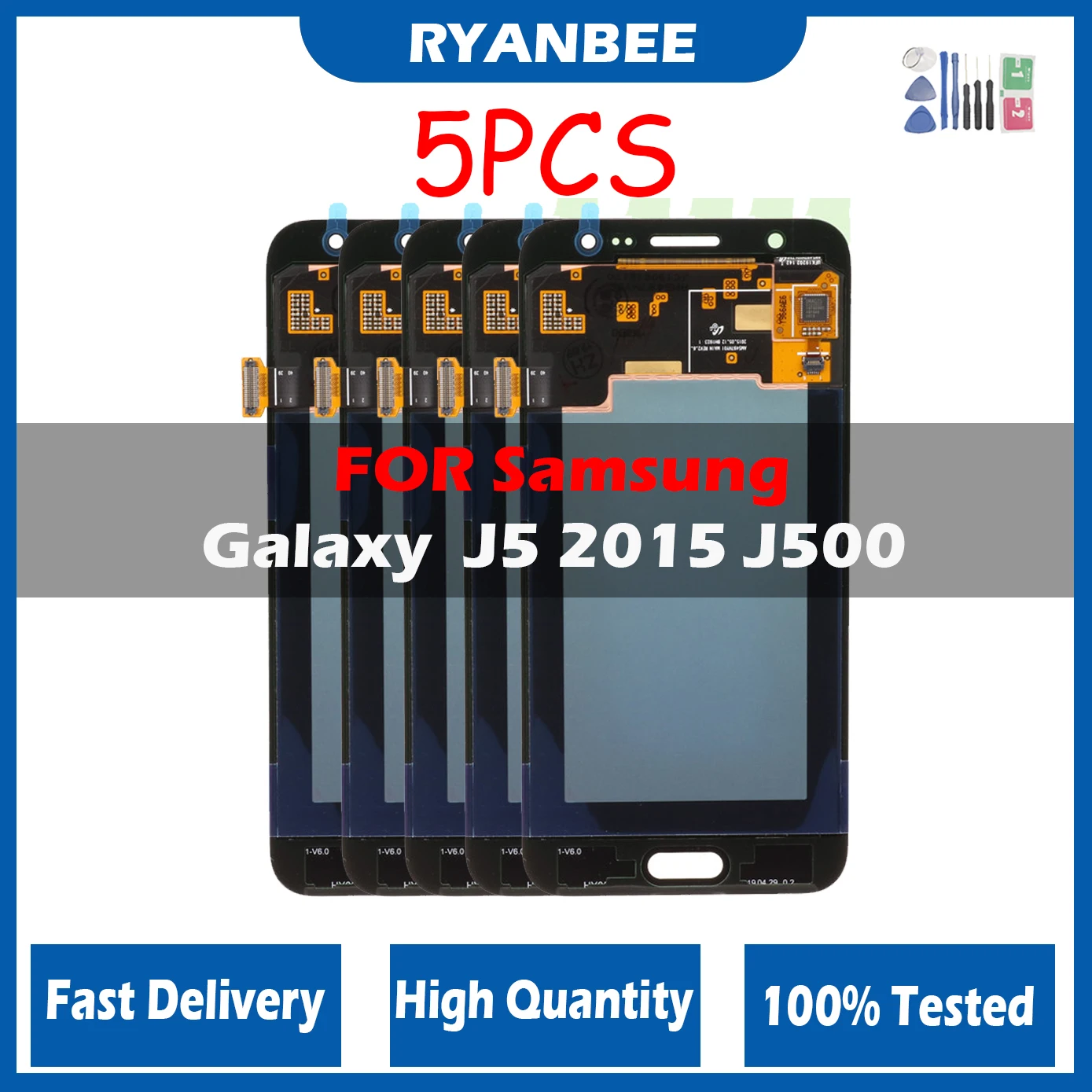 

5 шт./партия, ЖК-дисплей для Samsung Galaxy J5 2015 J500 J500FN J500M J500H