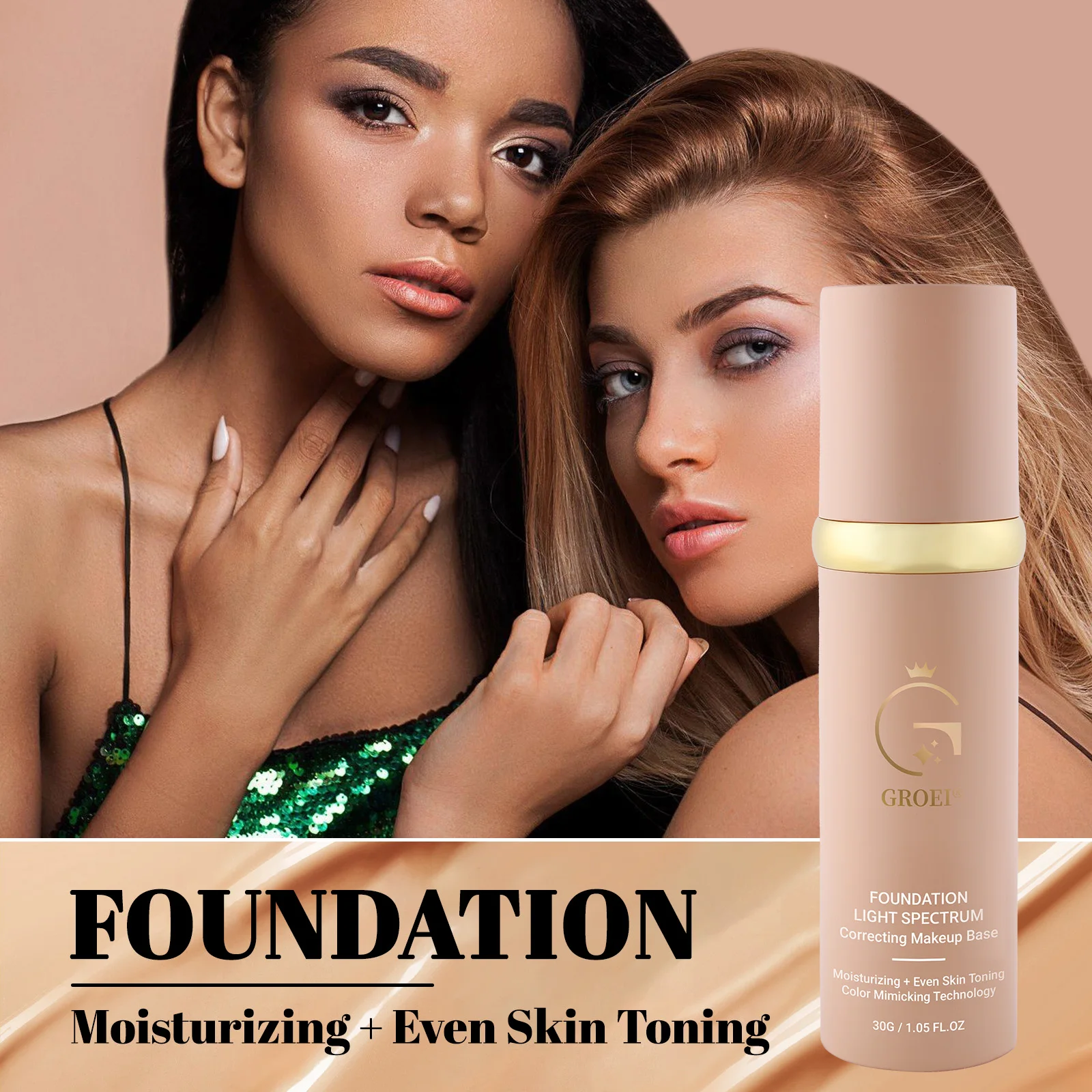 Waterproof Full Coverage Concealer For Face Longwear Natural Finish_voghion.com