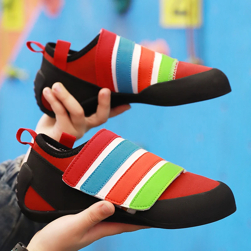 

Детские кроссовки для скалолазания, Нескользящие, удобные, для начинающих ходить на начальном уровне, для комнатных тренировок