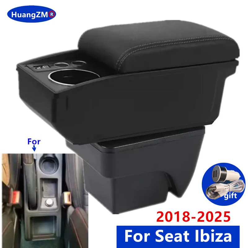 Car Armrests For Seat Ibiza 6j 6L Centre Consoles For Car Double