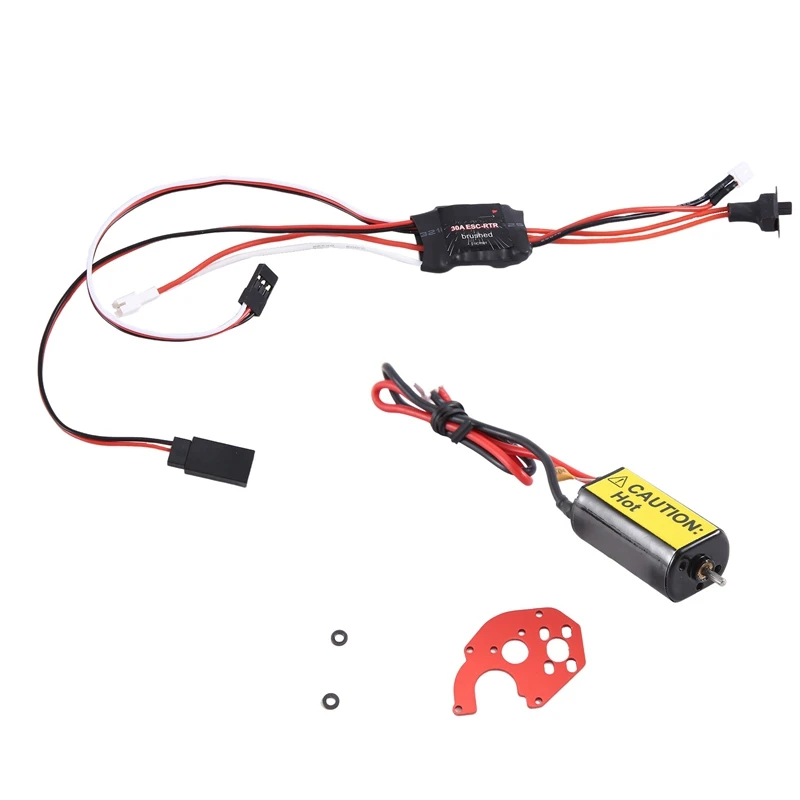 

RXAZ 30A матовый Esc & 66T Сильный магнитный 050 мотор Combo для радиоуправляемого автомобиля 1/24 SCX24 RC Гусеничный обновленный комплект PH2.0 2-контактный разъем