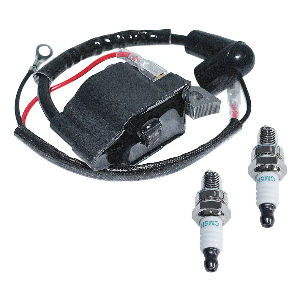 Ignition Coil Module Spark Plug Kit For Honda GX35 UMK435 GX 35 4 Stroke Lawn Mower Engine Motor Parts Ignition Coil Igniter Car Ignition Parts