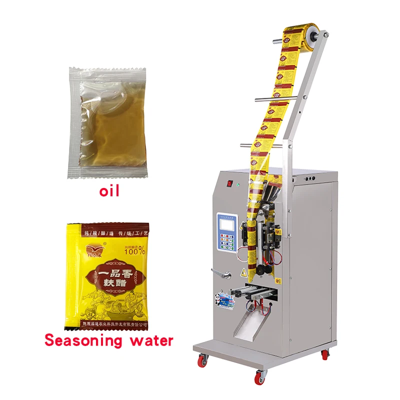 

Fully Automatic Liquid Packaging Machine Seasoning Oil Vinegar Quantitative Filling and Sealing Machine Liquid Packaging Machine