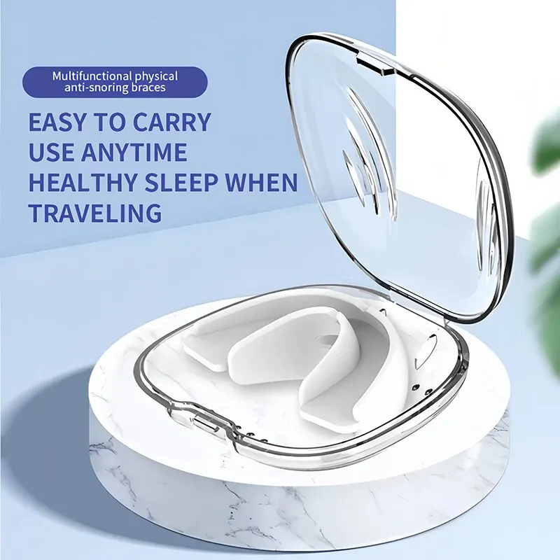Anti Snoring Mouth Guard Braces Anti-snoring Device Anti Snore for Men Women Sleep Better Less Mouth Breathing Aid Apnea
