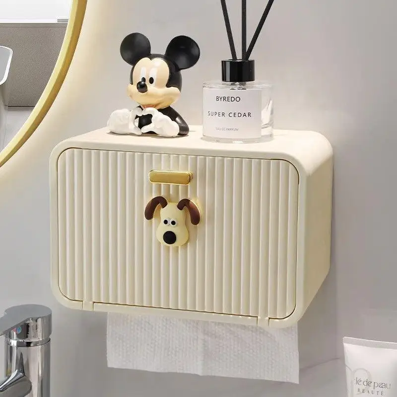 

Face towel storage box wall-mounted bathroom toilet paper toilet tissue box wall-mounted hand wiping face paper storage rack