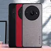 Textile Leather Case for Xiaomi Redmi A3 TPU with Hard PC 3in1 material protection cover 1