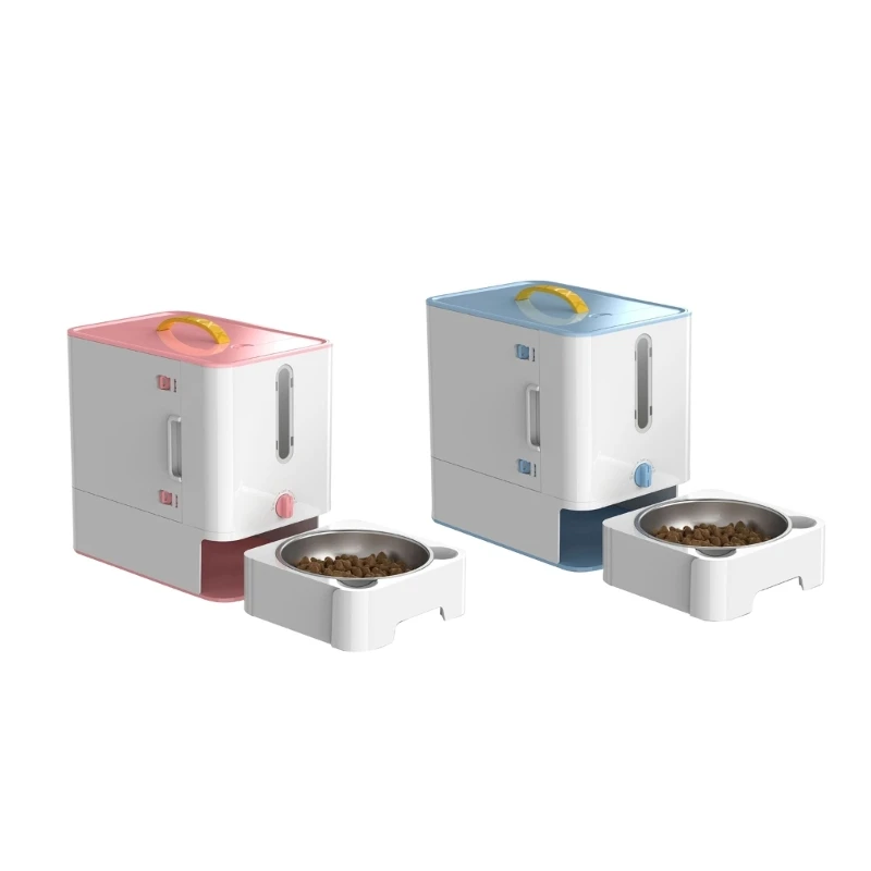 

Dustproof Cat Food Storage Box Indoor Cat Feeding Devices with Lid Storage Food N84C