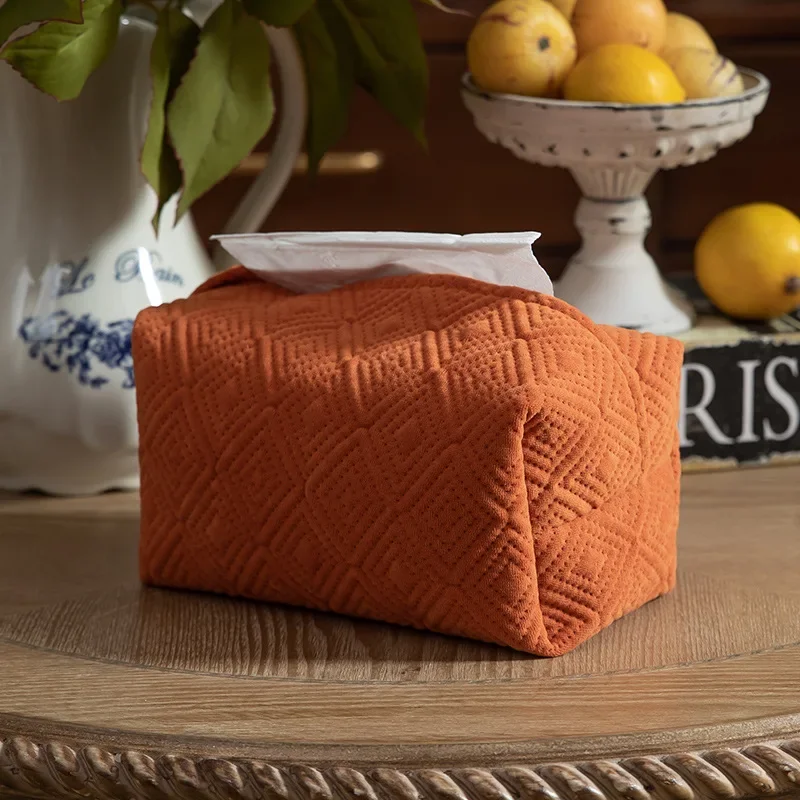 

Retro Tissue Box Cloth Cover Tissue Box Car Tissue Holder Living Room Bedroom Home Car Decor Bedroom Kitchen Desktop