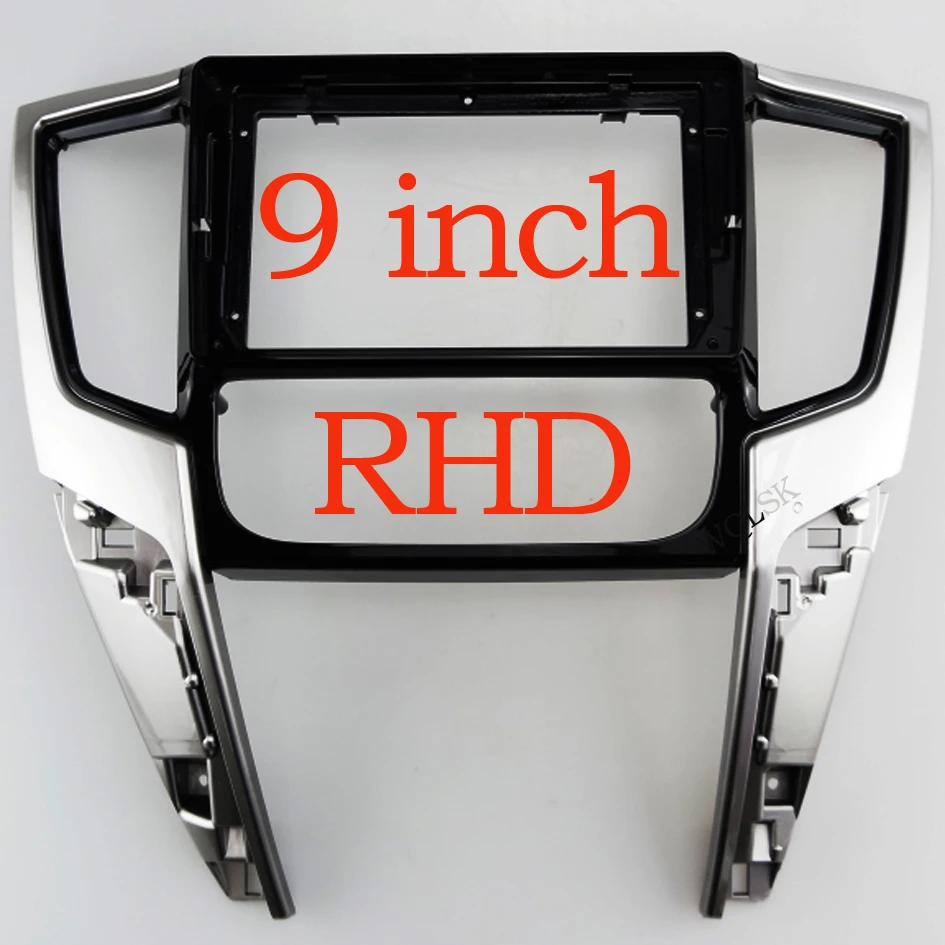 

Car 9 inch Big Screen DVD Fascia Frame Adapter For MITSUBISHI Triton L200 right wheel 2Din Dash Installation Panel Frame Kit