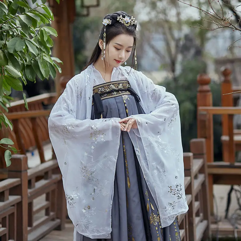 

Hanfu Women Costume Elegant Traditional Chinese Style Hanfu Princess Dress Ancient Folk Tang Suit Fairy Performance Clothing