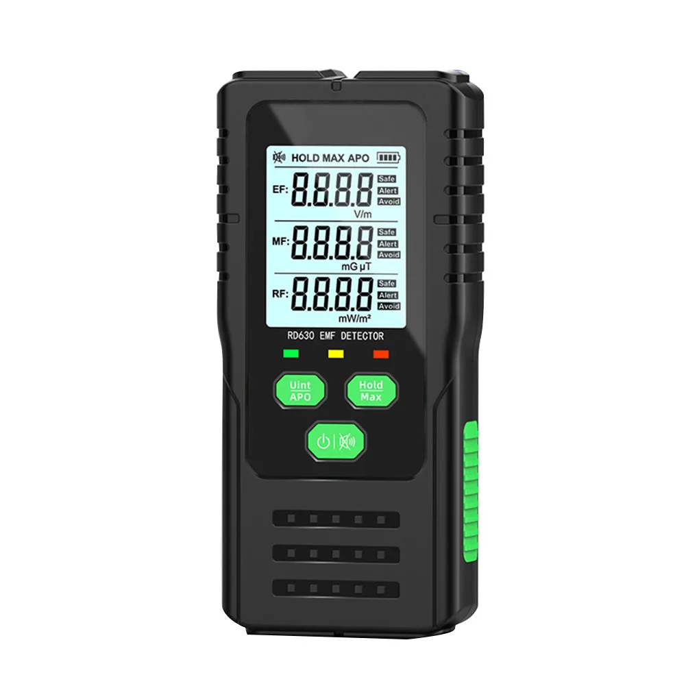 

Portable Electromagnetic Radiation Detector for Easy Measurement of Electric Field Magnetic Field and RF Radiation