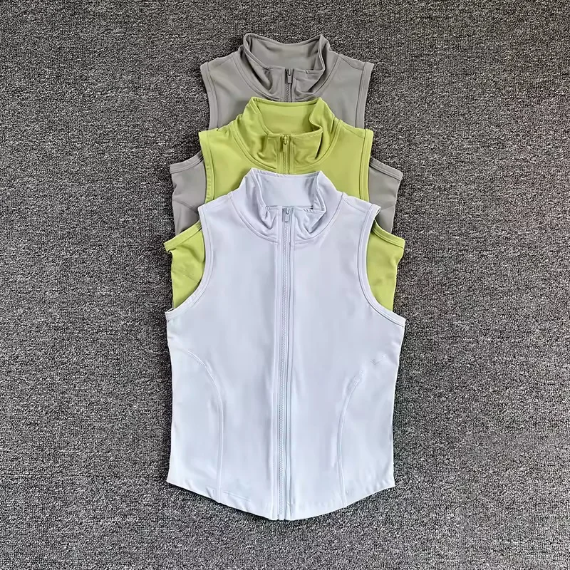 Ultimate Zip-Up Sleeveless Training Vest - Quick Dry Athletic Top for Gym, Running, Yoga & Versatile Casual Wear
