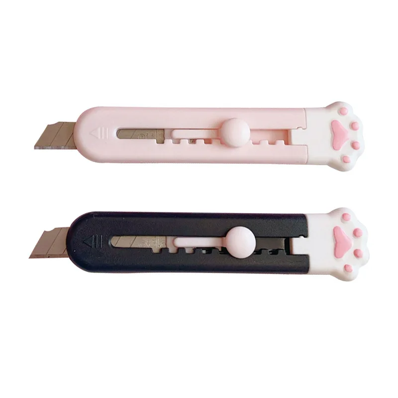 Stainless Steel Cat Paw Box Cutter  Stainless Steel Student Supplies - 1pc  Mini - Aliexpress