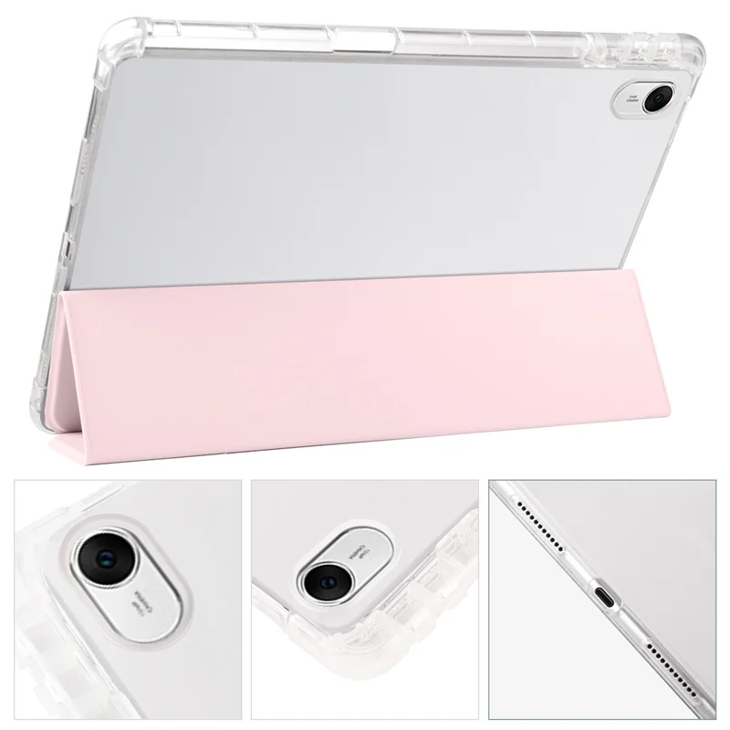 Premium Tablet Case with Pencil Holder – Soft Back Stand Cover