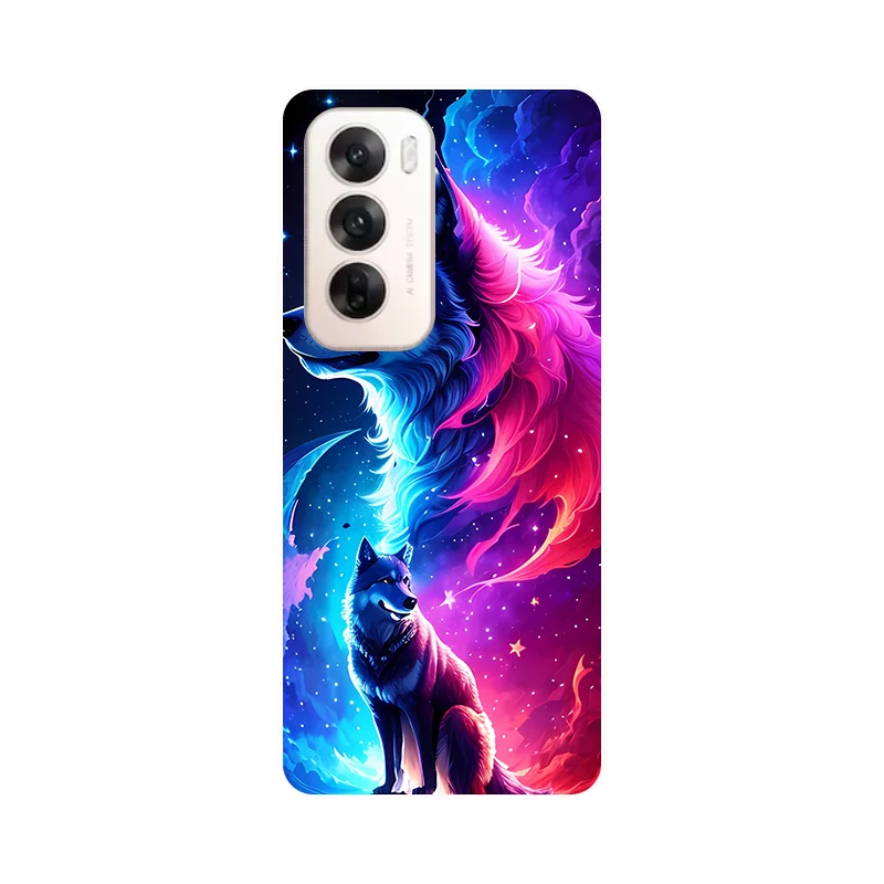 Fashion Wolf Soft Silicone Back Cover