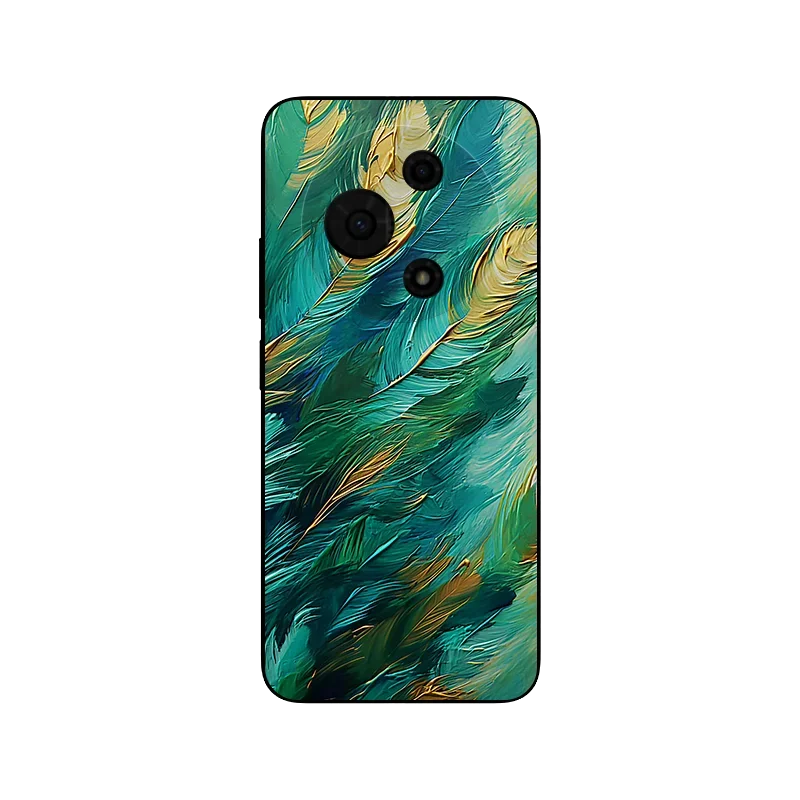 Floral Wolf Soft Silicone Phone Cover