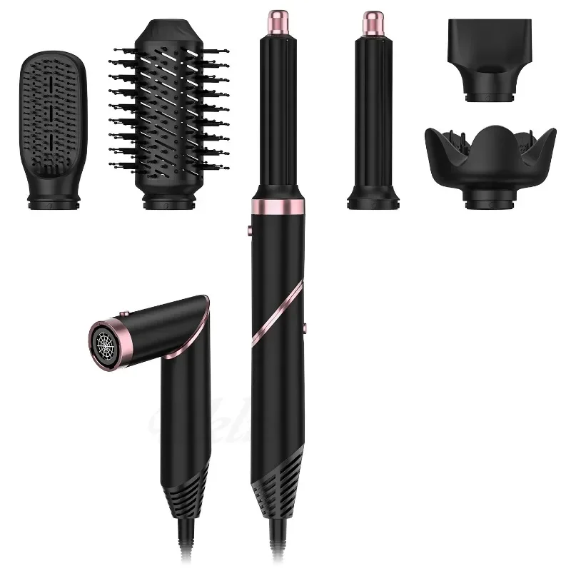Multi-in-one High-speed Blower Household Hot Air Comb Negative Ion Hair Dryer Salon High Power Haarborstel Расческа Для Волос