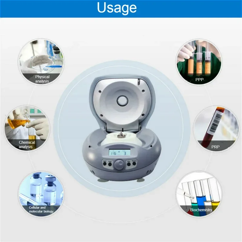 High Speed Mini Centrifuge 15000 rpm For DNA RNA Proteins Or Lipids Cells Isolation D2012 Plus With Rotor 0.2mL/0.5mL/1.5mL/2mL