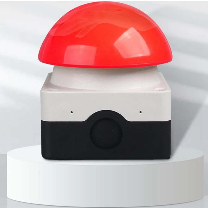 Emergency Stop Foot Switch 1NO+1NC Mushroom Button Waterproof Self-Reset Switch A