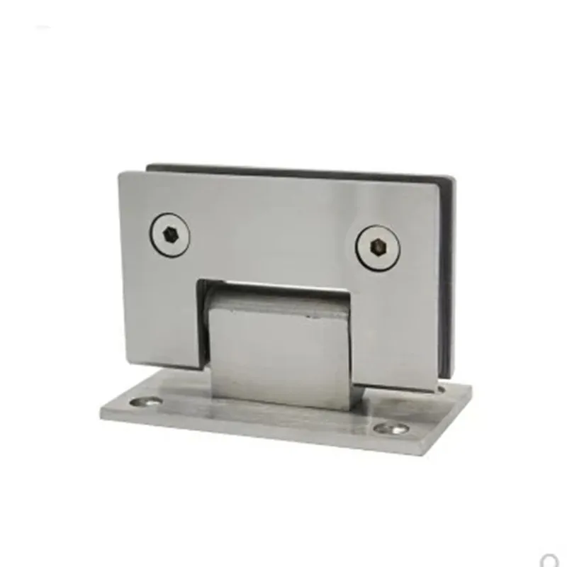 Hinges for glass doors in the shower bathroom clip cast solid stainless steel 304 hinge(XYGL-21),90 degrees,