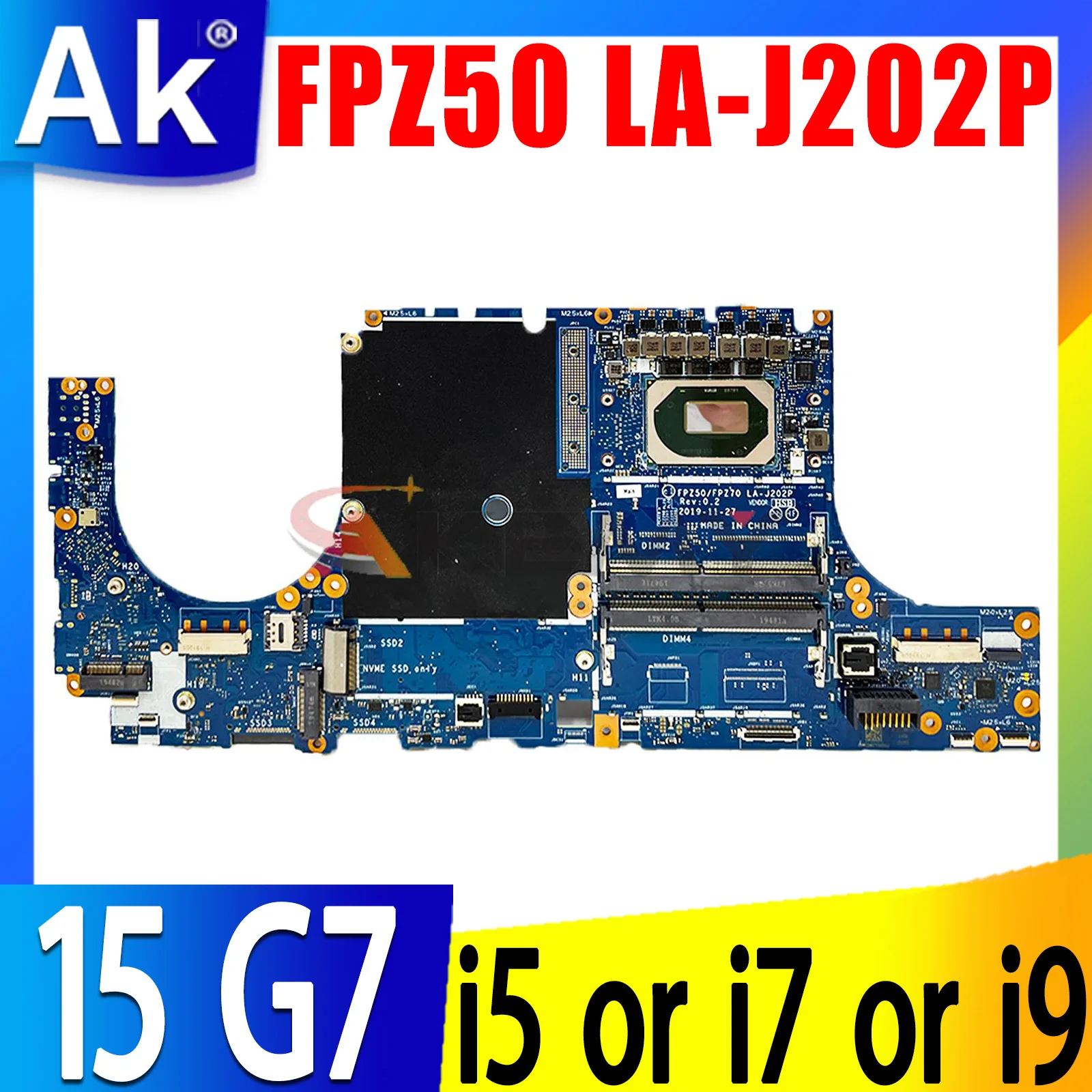

Материнская плата для ноутбука HP ZBook Fury 15 G7 FPZ50