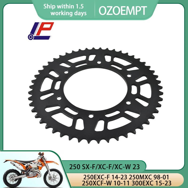 

OZOEMPT 520-52T Motorcycle Rear Sprocket Apply to 250EXC-F 14-23 250MXC 98-01 250 SX-F/XC-F/XC-W 23 250XCF-W 10-11 300EXC 15-23
