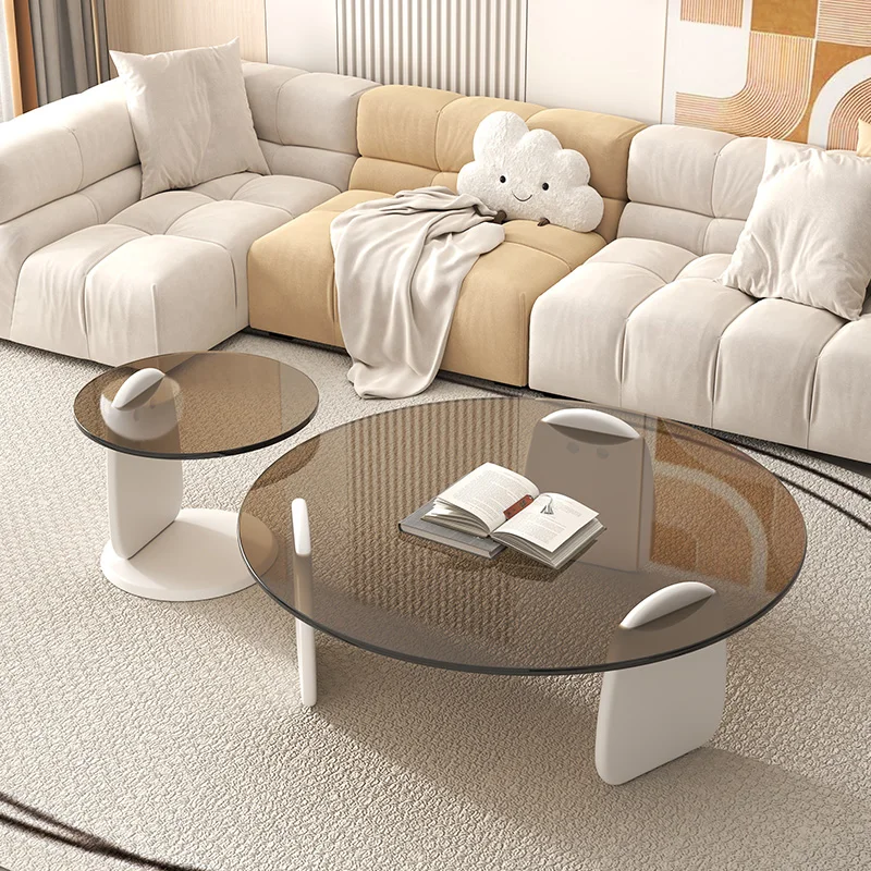 

Floor Coffee Table Frames Glass Dining Sofas Living Room Round Table Accent Corner Mesa De Centro De Sala Salon Furniture