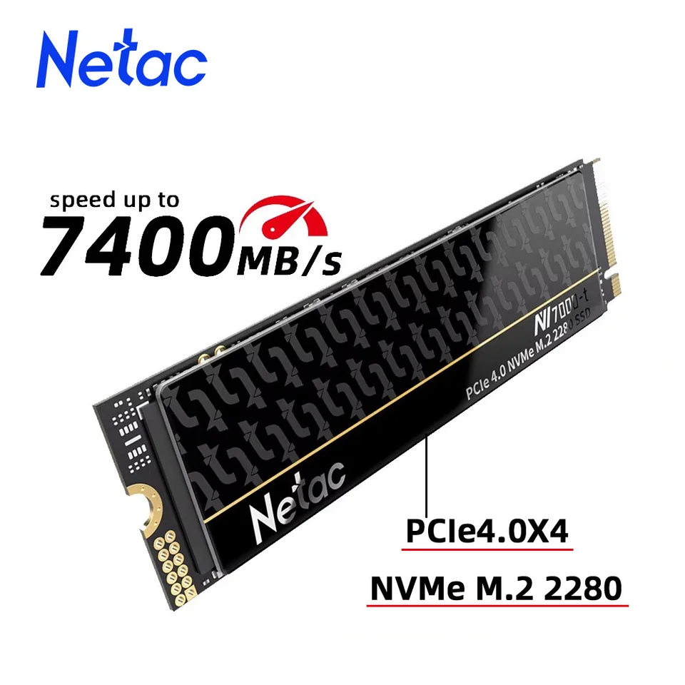 Netac 1TB 2TB 4TB M2 SSD NVMe 512gb PCIe4.0 M.2 2280 NV5000t