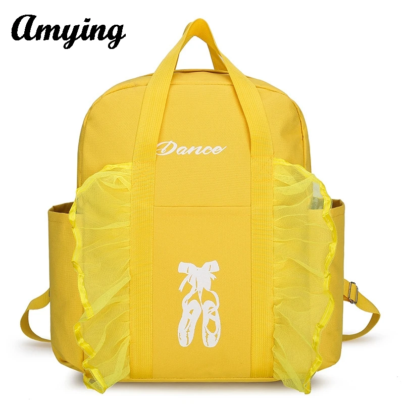 2025 New Children School Bag Kids Dance Backpack Bags Toddler Dance Bag Dance Storage Bag Girls Lace Printed Princess Dance Bag 6