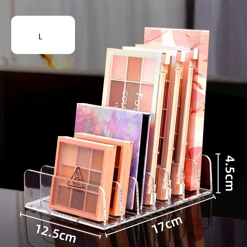 Palette Organizer Eyepowder Storage Tray Cosmetics Rack Makeup Tools Compartment Holder For Women Makeup Organizer 5
