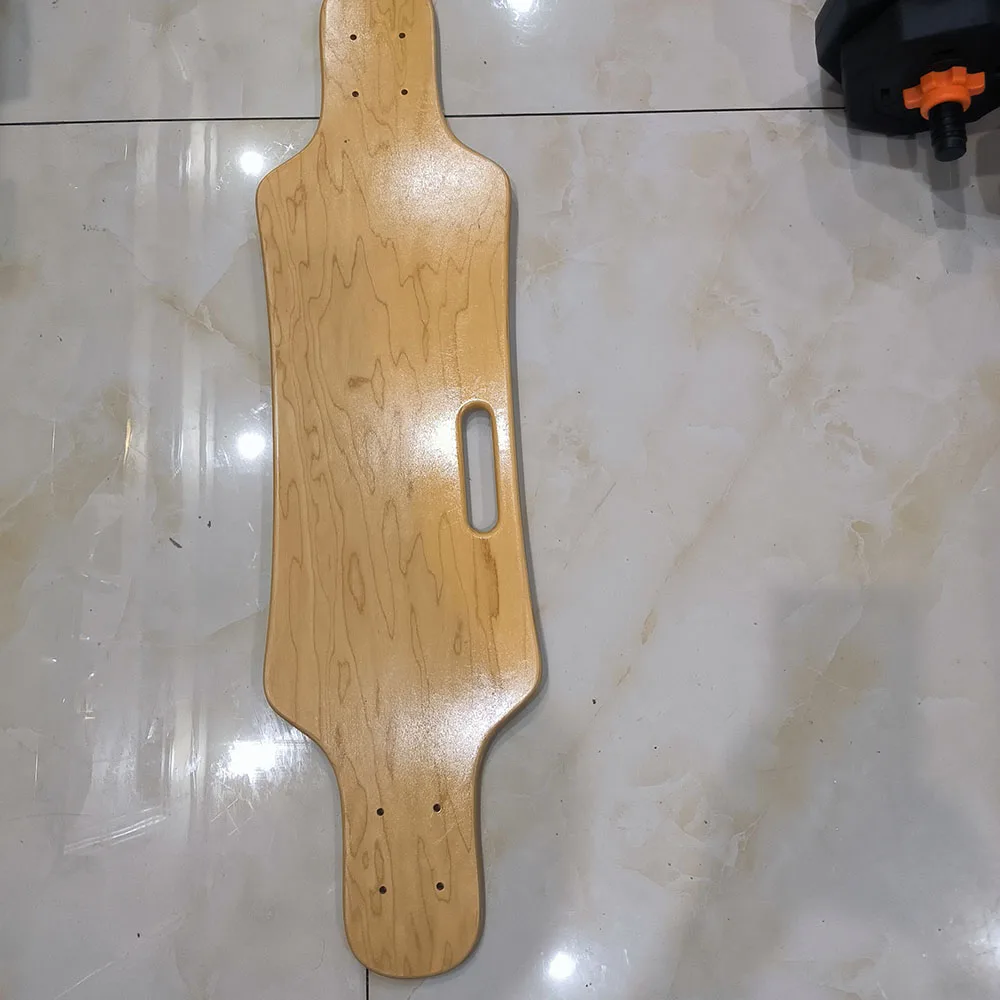 81CM 소형 롱보드 블랭크 데크 메이플 우드 롱보드 데크 스케이트보드 부품 DIY 크루저 롱보드 데크 부품