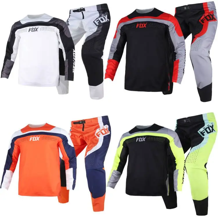 

Motocross Gear Set Jersey Pants MX Combo Outfit ATV BMX Dirt Bike Moto Race Offroad Cycling Suit