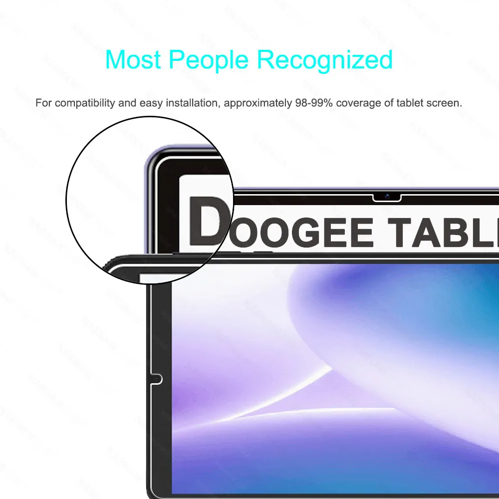 2 Pieces HD Scratch Proof Screen Protector Tempered Glass For DOOGEE T20mini T10Plus T10Pro T10E T10S T20S T30Pro Tablet Film