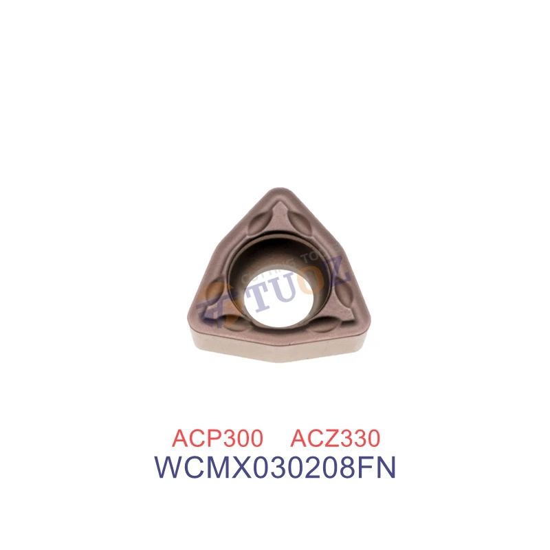 

Original WCMX030208FN ACZ330 ACP300 WCMX 030208 FN WC03 U Drilling Bit Carbide Insert CNC Lathe Turning Blade Cutting Tool